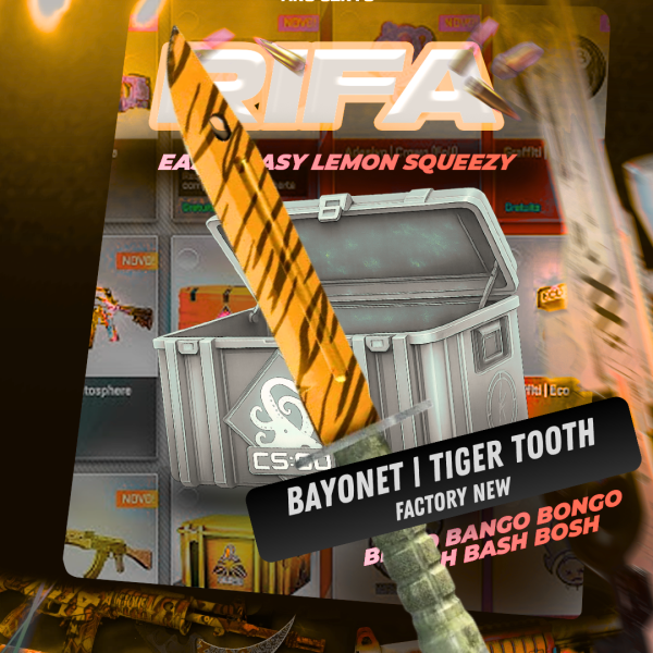 04/01 • Bayonet | Tiger Tooth (Factory New)